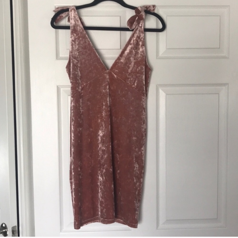 Velvet cocktail dress
